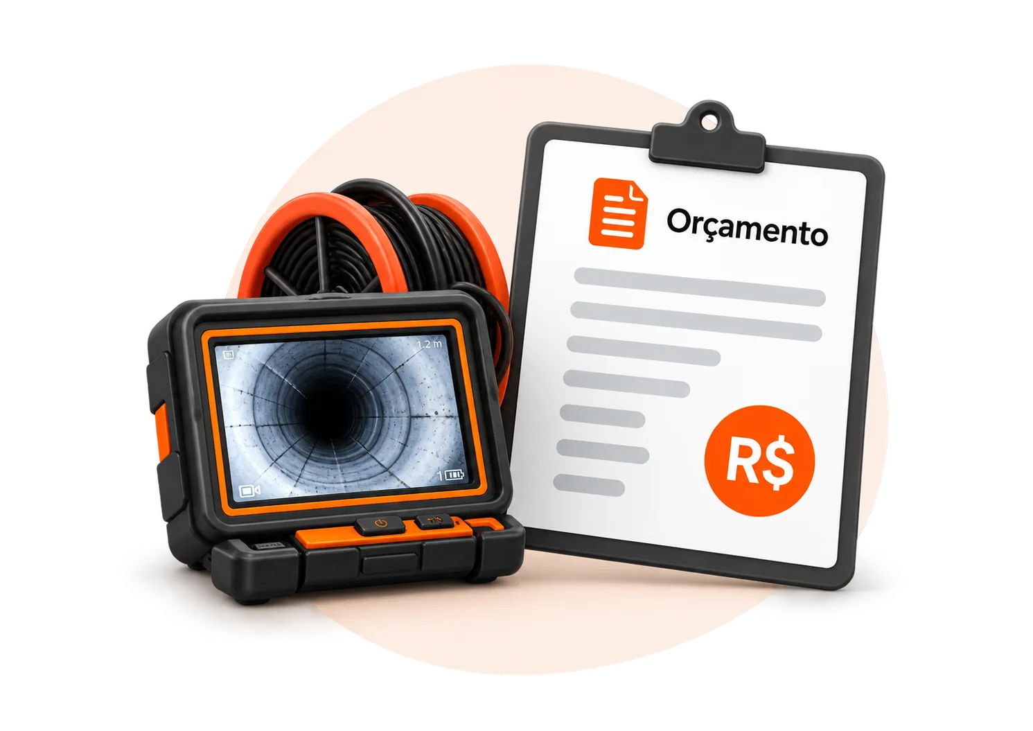 Técnico avaliando o local antes de apresentar o orçamento
